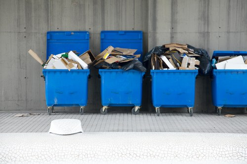 Various types of skip containers available for hire in Queens Park