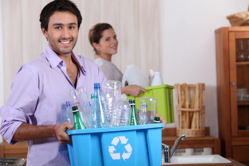 Modern recycling facilities in Queens Park