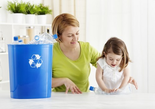 Recycling waste from a skip hire service in Queens Park